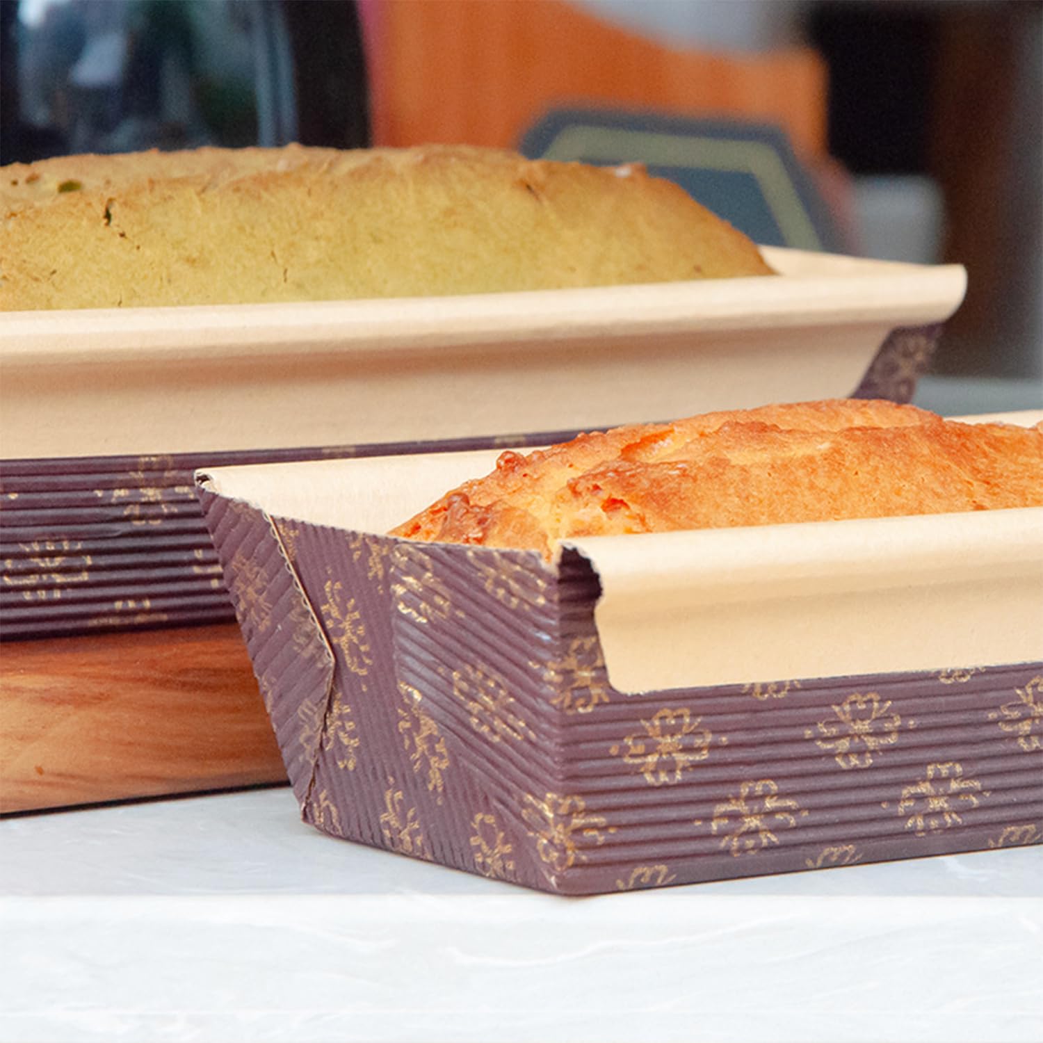 25 Pièces Moules Jetables, Moule De Boîte De Papier D'Emballage, Moule Panettone Papier, Moule Cake Jetable, Moule Papier, Moule à Cake Jetable, Moule En Papier Pour Panettone