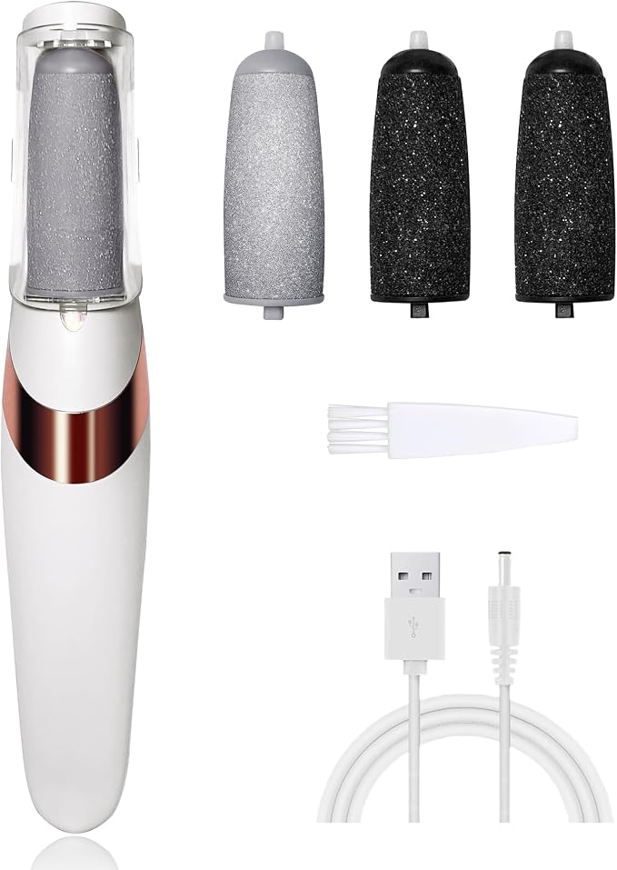 UQQU Electric Foot File: Rechargeable Callus Remover for Smooth Feet