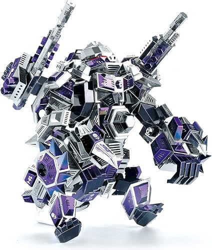 Miniatura 9 de Microworld Rompecabezas de metal 3D, kit de modelo mecánico de piedras oscuras, rompecabezas 3D de 10 estrellas, gran desafío para adultos,