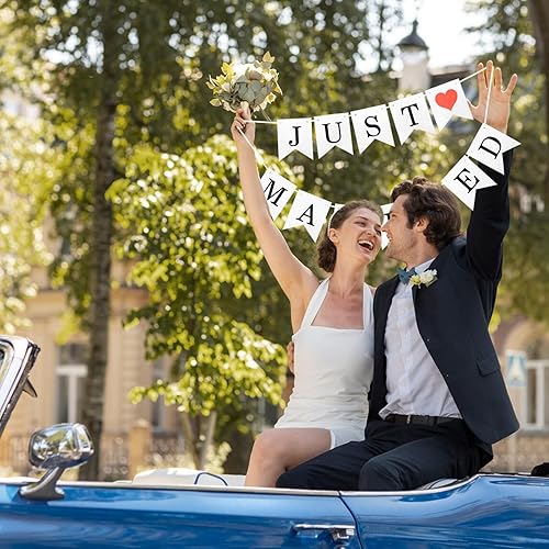 Vista 11 de Letras de madera de Mr & Mrs para mesa de boda, decoración de mesa dorada grande con el señor y la señora cariño, letrero de madera de señor