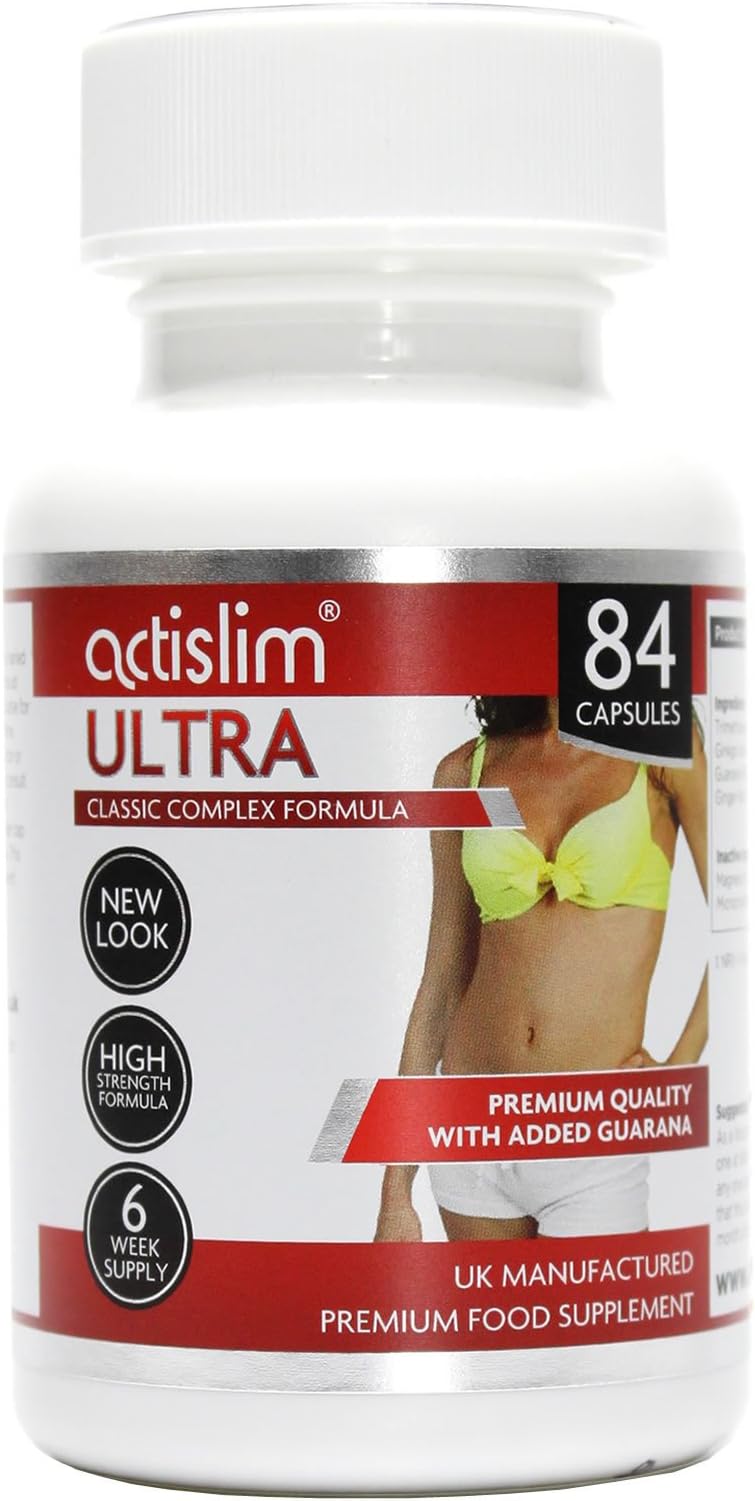Ultra The UK's #1 Classic weight loss slimming pill, contains Ginkgo Leaf, Guarana, Ginger and Caffeine for a Subtle โPOWERFULโ weight loss 6 Week course of a diet pill which really works