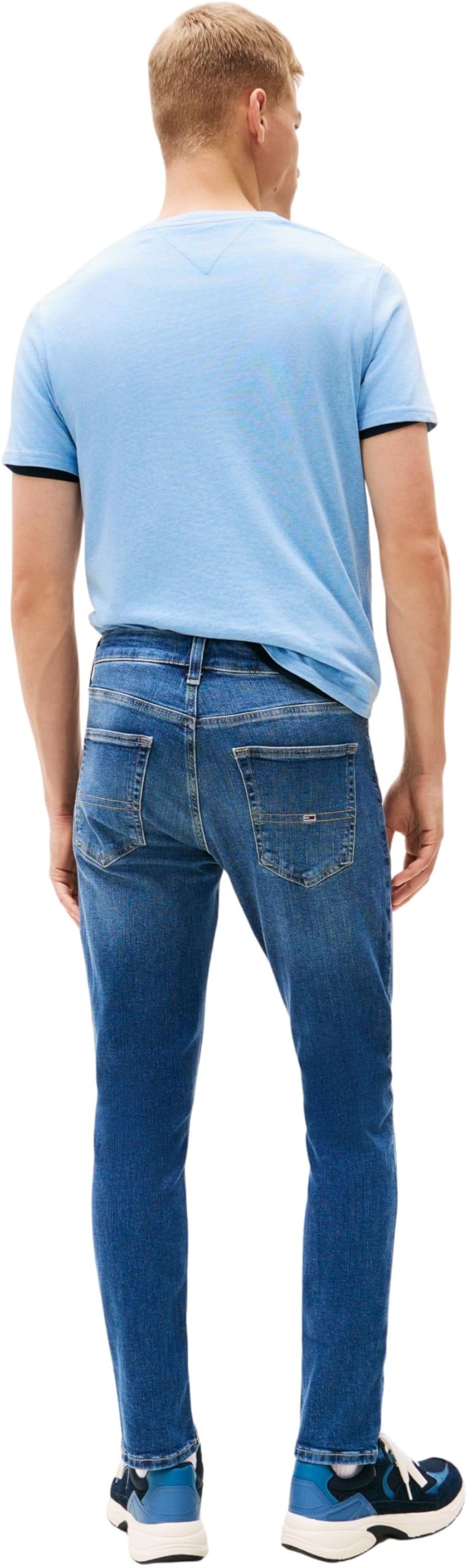 Tommy Jeans Jeans Uomo Austin Slim Tapered Elasticizzati
