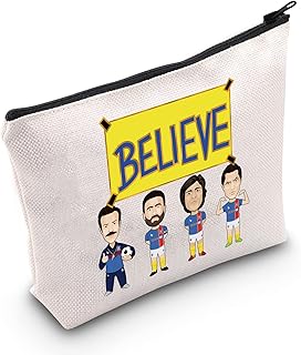 LEVLO Believe Ted TV Show Cosmetic Make Up Bag Ted TV Show Fans Gift Ted Believe Makeup Zipper Pouch Bag for Friend Family, Believe Ted,