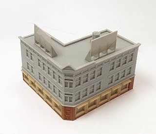 Outland Models Train Railway Layout City Classic Corner Shop (Long) Z Scale