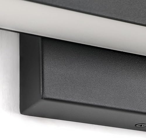 Miniatura 8 de Barra de luz LED moderna para tocador de baño (16 pulgadas, blanco frío 6000 K), accesorios de iluminación de pared de baño de acrílico moderno