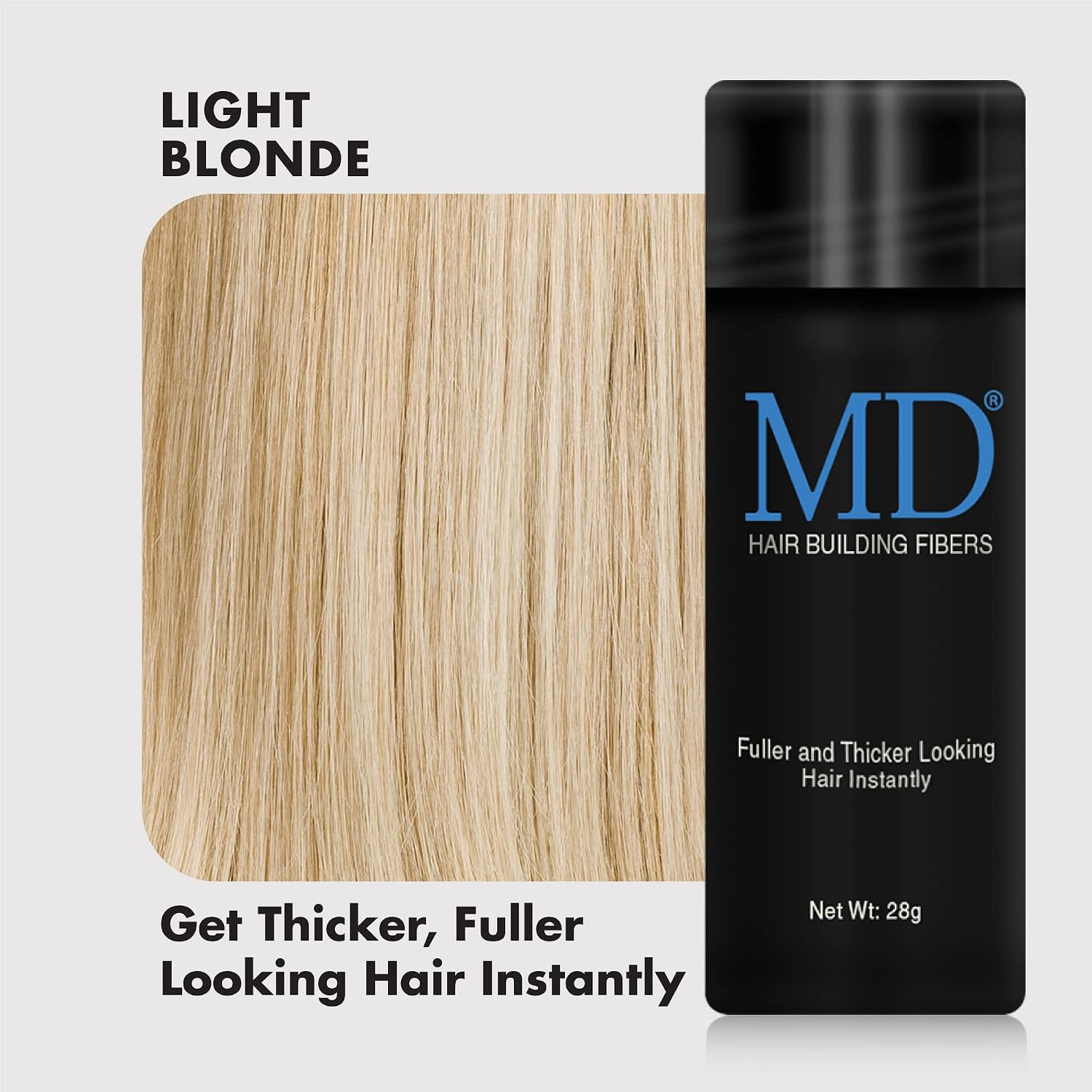 MD Ultimate Hair Thickening Fiber (Light Blonde)