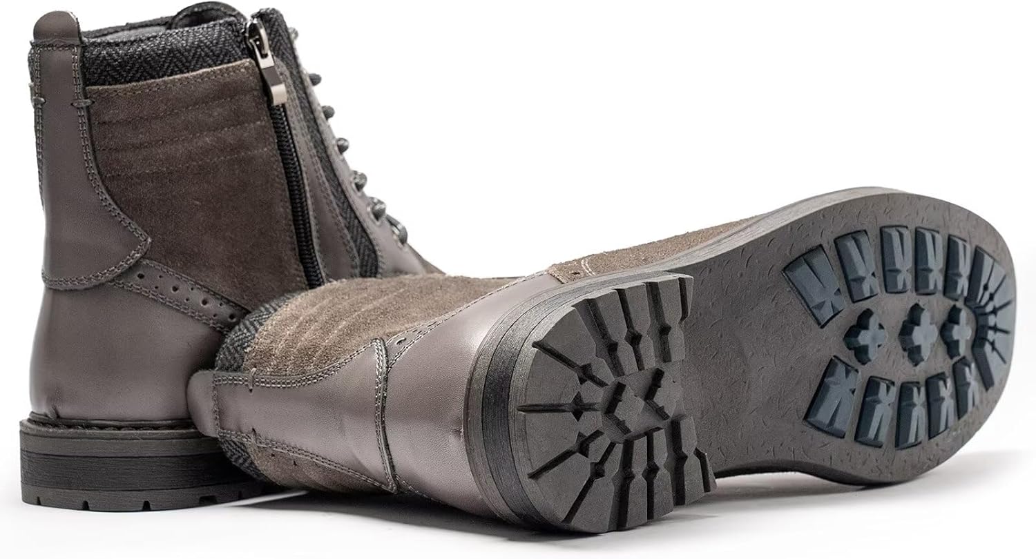 Arkbird Mens Chelsea Boots, Stylish and Comfort Leather Chukka Ankle Boots with Zipper - Image 5