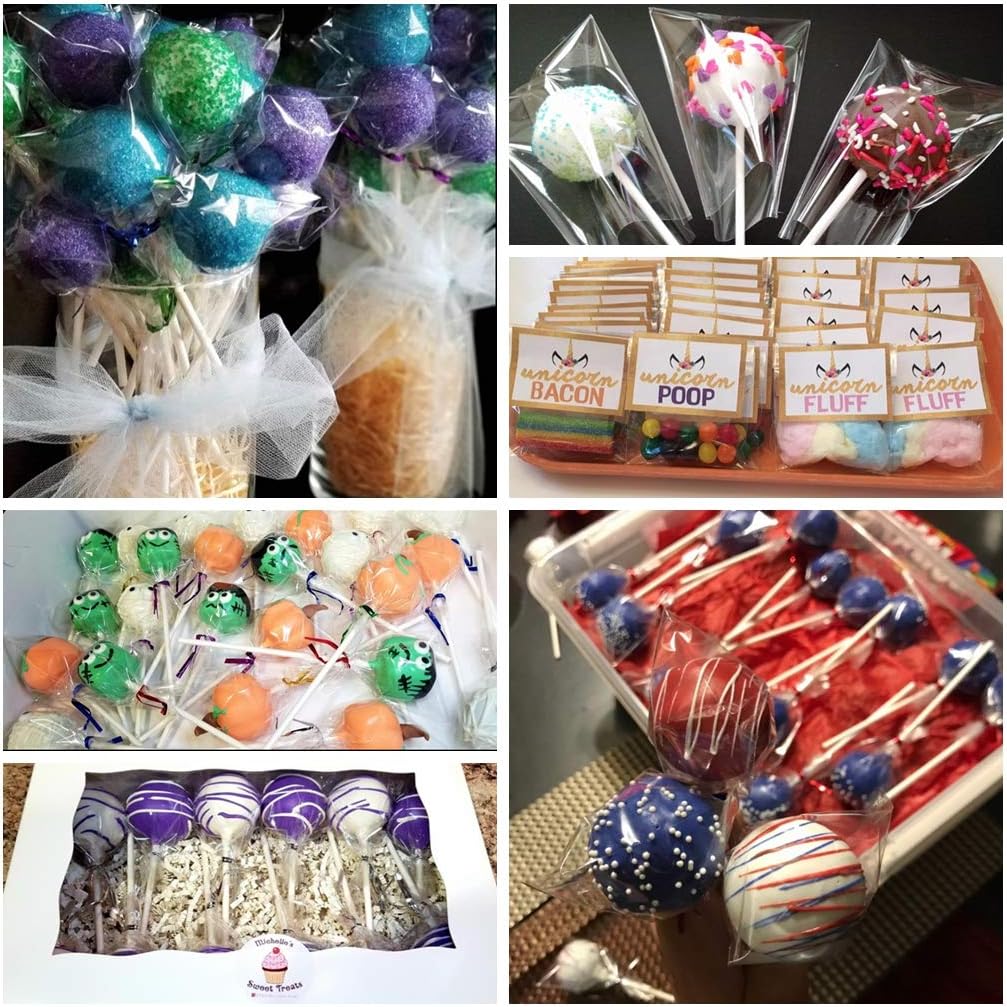 400 Clear Treat Cello Bags and Ties 3x4 in