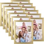 Giftgarden 4x6 Cadres photo Cadre noir en vrac Cadre photo Set pour mur ou table, 12 Boîtes