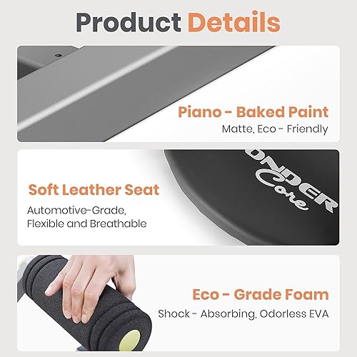 Vista 9 de Wonder Core Smart, Ab Machine, Ab Workout Equipment, Sit Up Machine & Exercise Equipment, Ab Crunch Machine for Stomach Workout, Ab Core Trainer