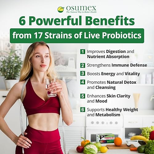 Miniatura 2 de Probióticos vivos de apoyo intestinal para mujeres y hombres, 60 cápsulas blandas vegetales-LB17 Suplemento probiótico diario para adultos