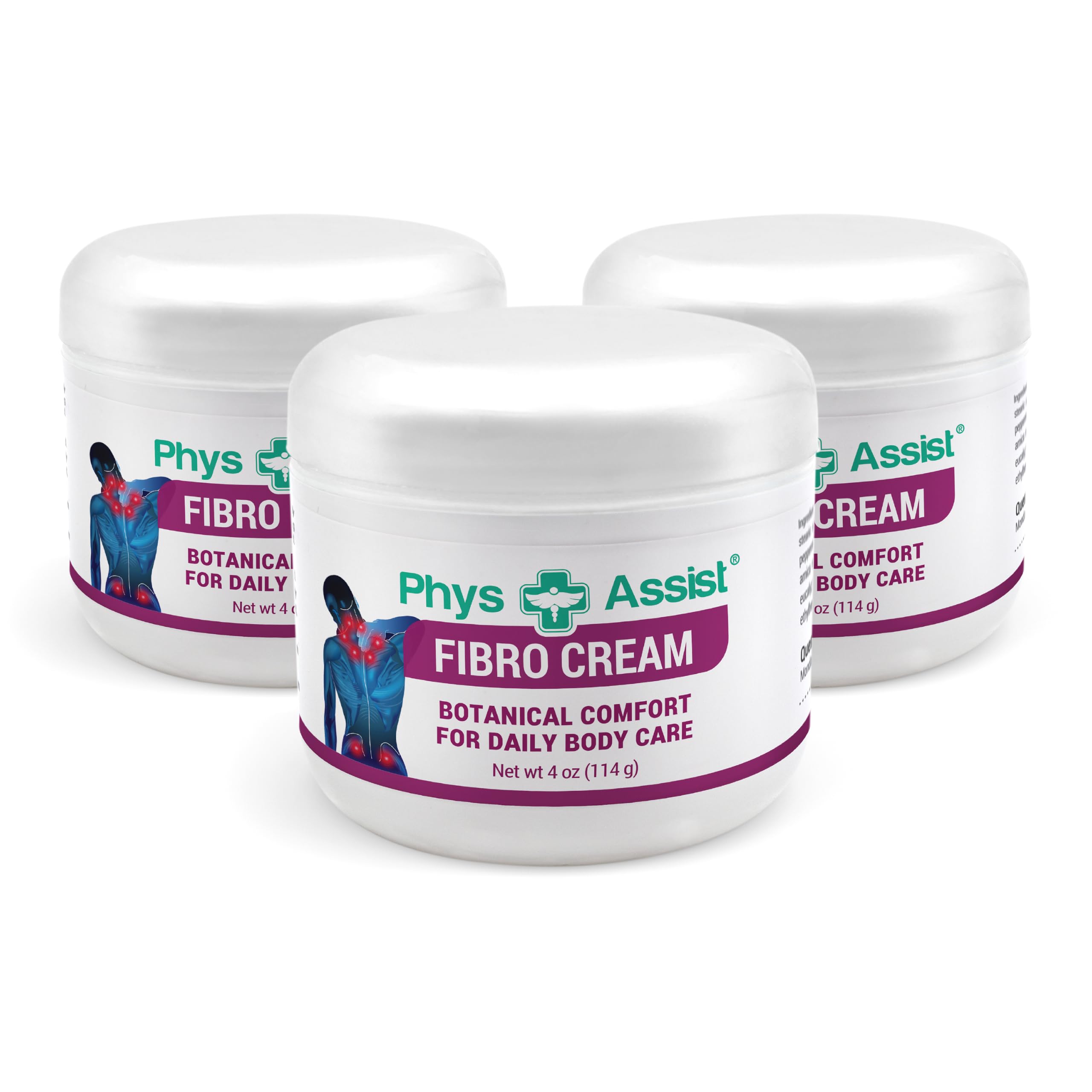 PhysAssist 4 oz Fibromyalgia Cooling Botanical Cream
