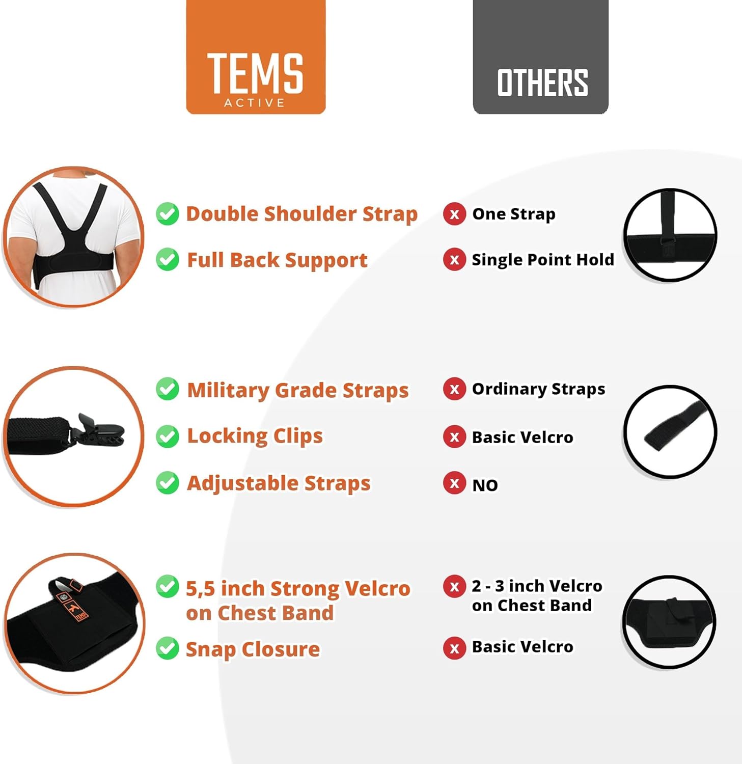 Shoulder Holster for Concealed Carry – Concealed Chest Holster, Universal Gun Holster for Men & Women Fits Glock, S&W, Sig and Most Pistols - Image 6