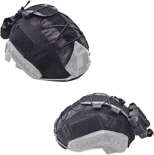 Miniatura 19 de Tactical Fast Helmet Cover and Battery Pouch Counterweight Pouch Fit Size M/L Fast PJ BJ MH Helmet