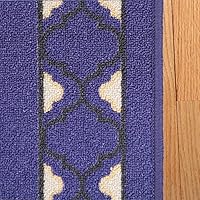 Vista 7 de Alfombras de pasillo lavables con borde enrejado de tamaño personalizado de 26 pulgadas de ancho x 25 pies (gris)