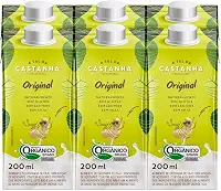 6 Caixas de 200ml de Leite Vegetal, A Tal da Castanha