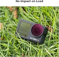 Vista 7 de K&F Concept Kit de 4 Filtros Atornillables ND/PL Compatible con DJI Osmo Action 5 Pro/Action 4, ND8/PL ND16/PL ND32/PL ND64/PL Filtros Multifunción