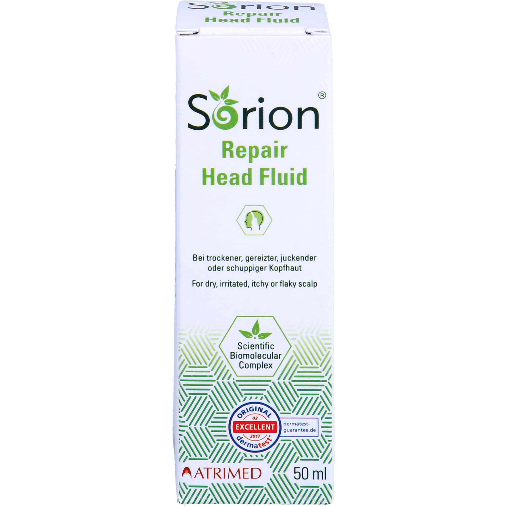 Sorion Head Fluid - zur intensiven Regeneration bei Hautirritationen, Rötungen, Schuppen und Juckreiz (50 ml)
