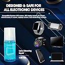 Sounce Electronic Screen Cleaning Kit 2 in 1 LCD LED Screen Wipes, 120ml Spray Screen Cleaner with Microfiber Cloth for Earbuds, Mobile Phones, TV, Monitors Laptop Cleaning Kit, Gadget Cleaner Kit gallery image