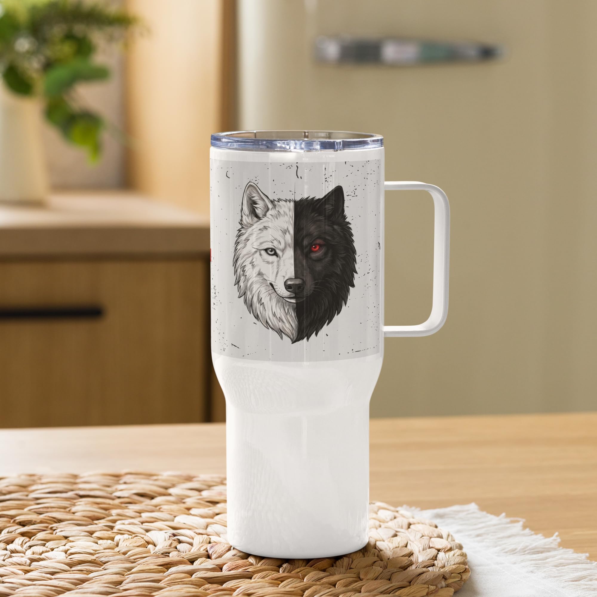 Taza de Viaje Trastorno Bipolar con Asa, Regalo para Adultos Bipolares