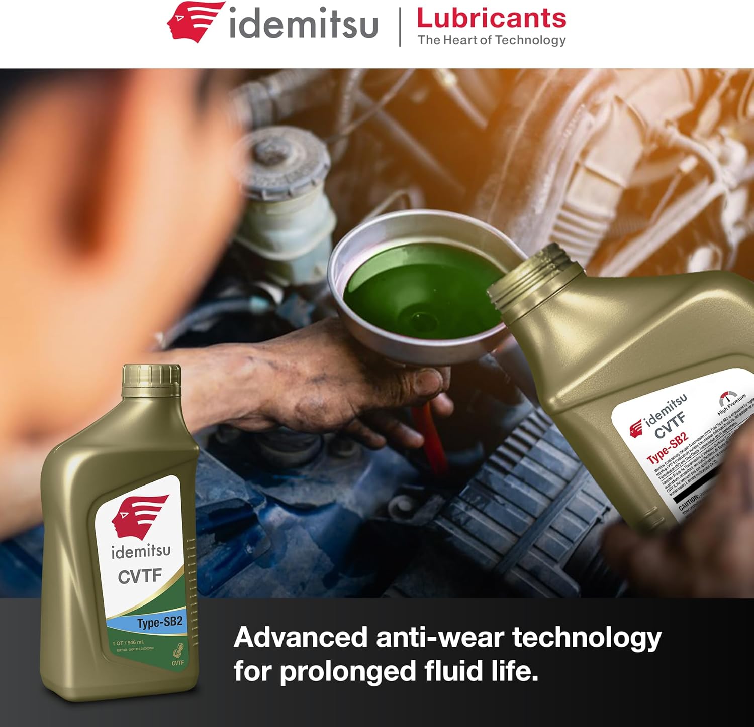 Idemitsu CVT Transmission Fluid Type SB2 – 1 Quart, Case of 12 | Designed for Enhanced Performance and Protection for Subaru Transmissions