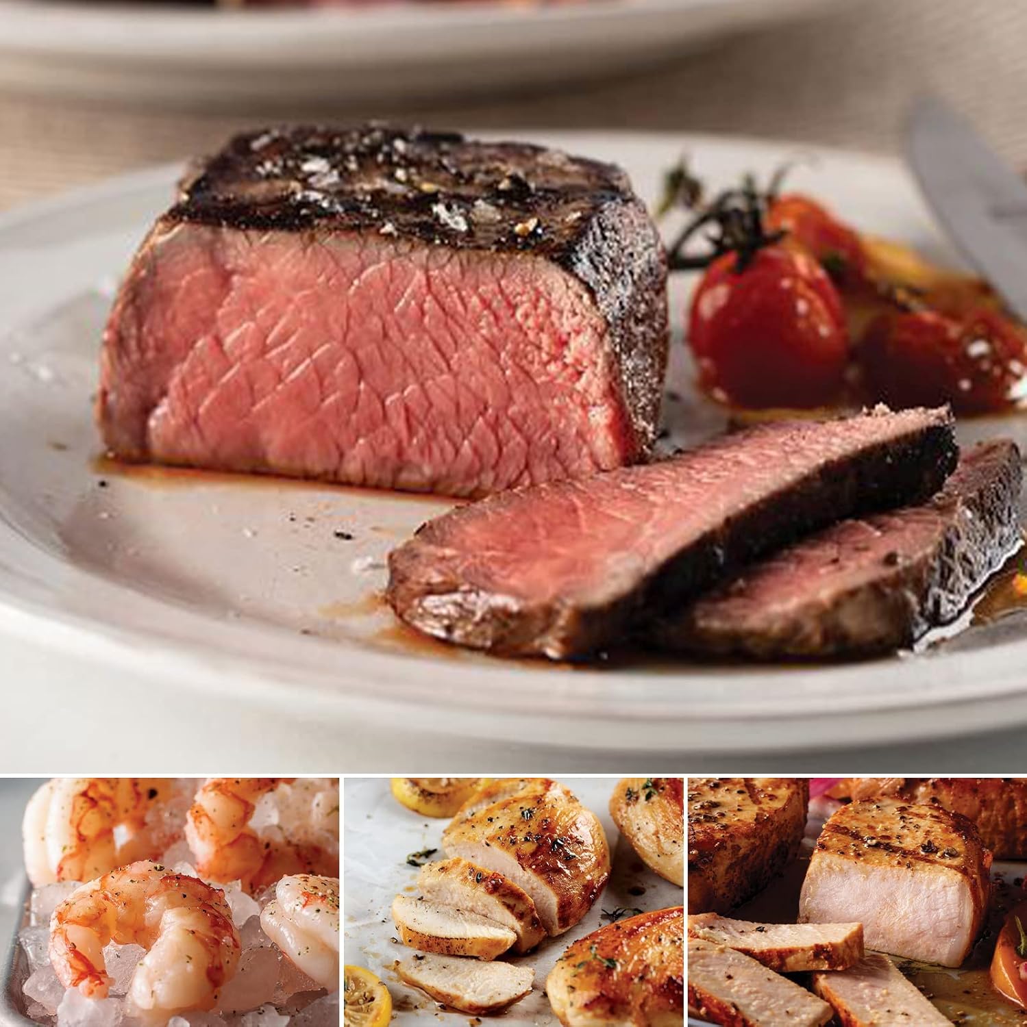 Omaha Steaks Sensational Steak and Shrimp Package (4x Top