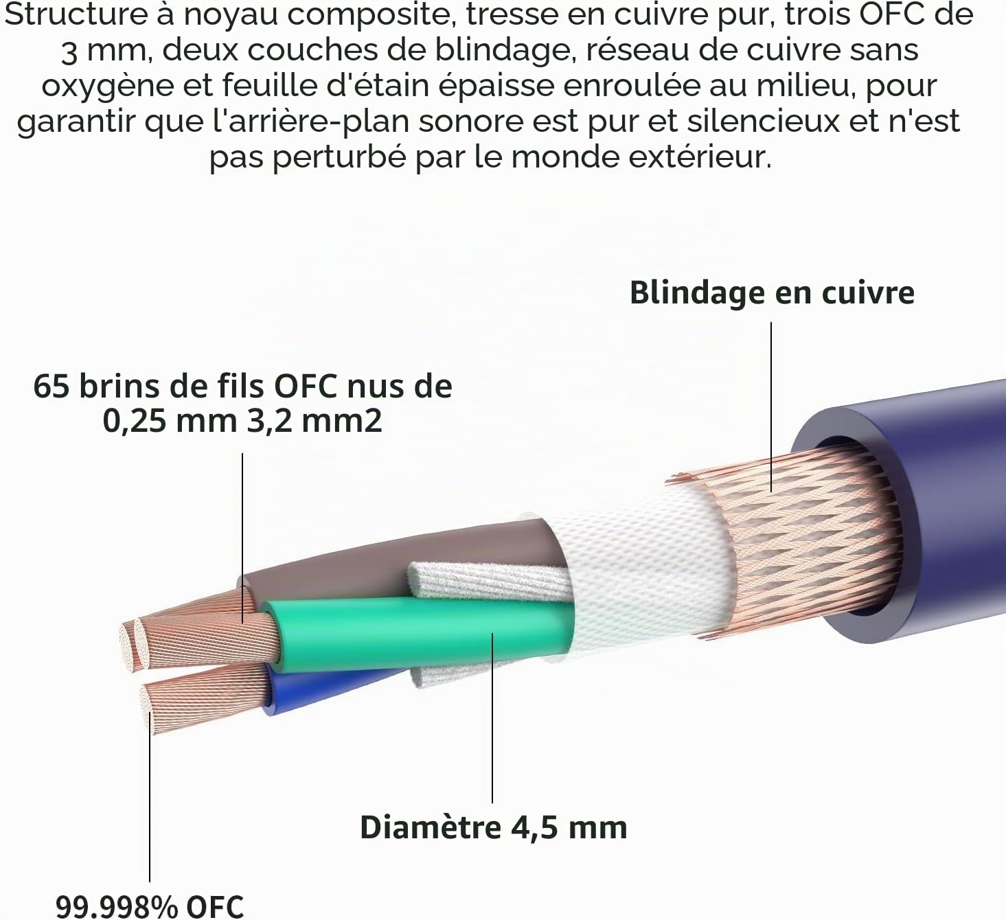 Tertullus Câble d'alimentation HiFi C15 - Audio HiFi - Avec fiche Schuko et fiche pour appareils à froid (P029, 2 m)