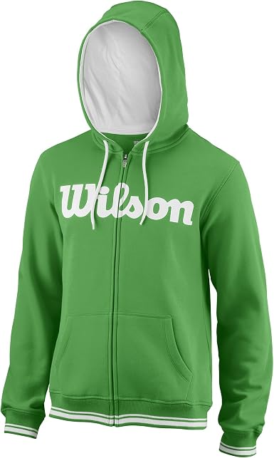 Wilson, M Team Script FZ Hoody, Sudadera con capucha de hombre : Amazon.es:  Ropa
