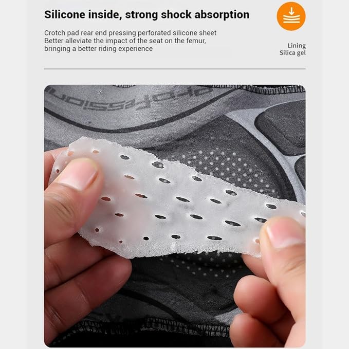 Shorts ciclismo con gel 5D para hombres y mujeres miniatura 6
