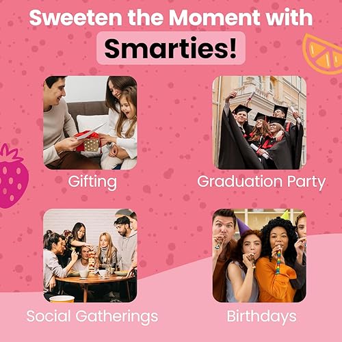 Miniatura 5 de Smarties Rollos de caramelo 28 onzas 160 unidades