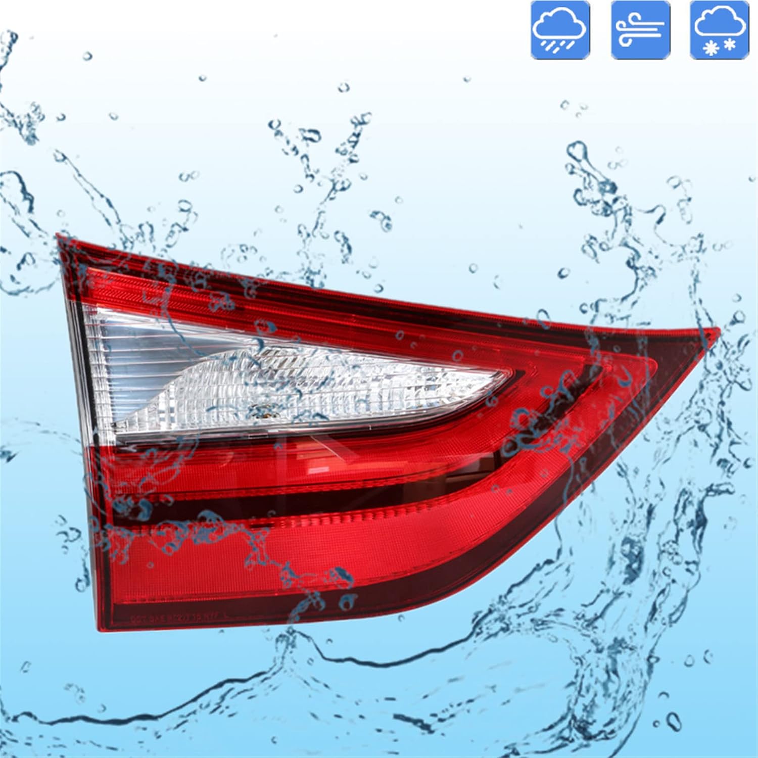 munirater 1-Pack Rear Left Tail Light Brake Lamp Assembly Replacement for Sienna 2015-2020 Driver Side Inner
