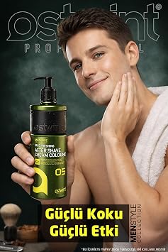 Ostwint After Shave Krem Tıraş Kolonyası 400ml, Nemlendirici ve Ferahlatıcı Etki ile Tıraş Sonrası Rahatlama, (05,Baharat)