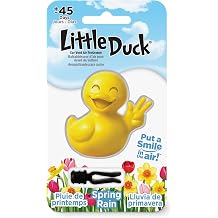 Little Duck 96633 Spring Rain Car Air Freshener Vent Clip Provides Long-Lasting Freshness in a Compact Design, Fights Odors for up to 45 Days, Fun Car Odor Eliminator, Non-Toxic, Pack of 1