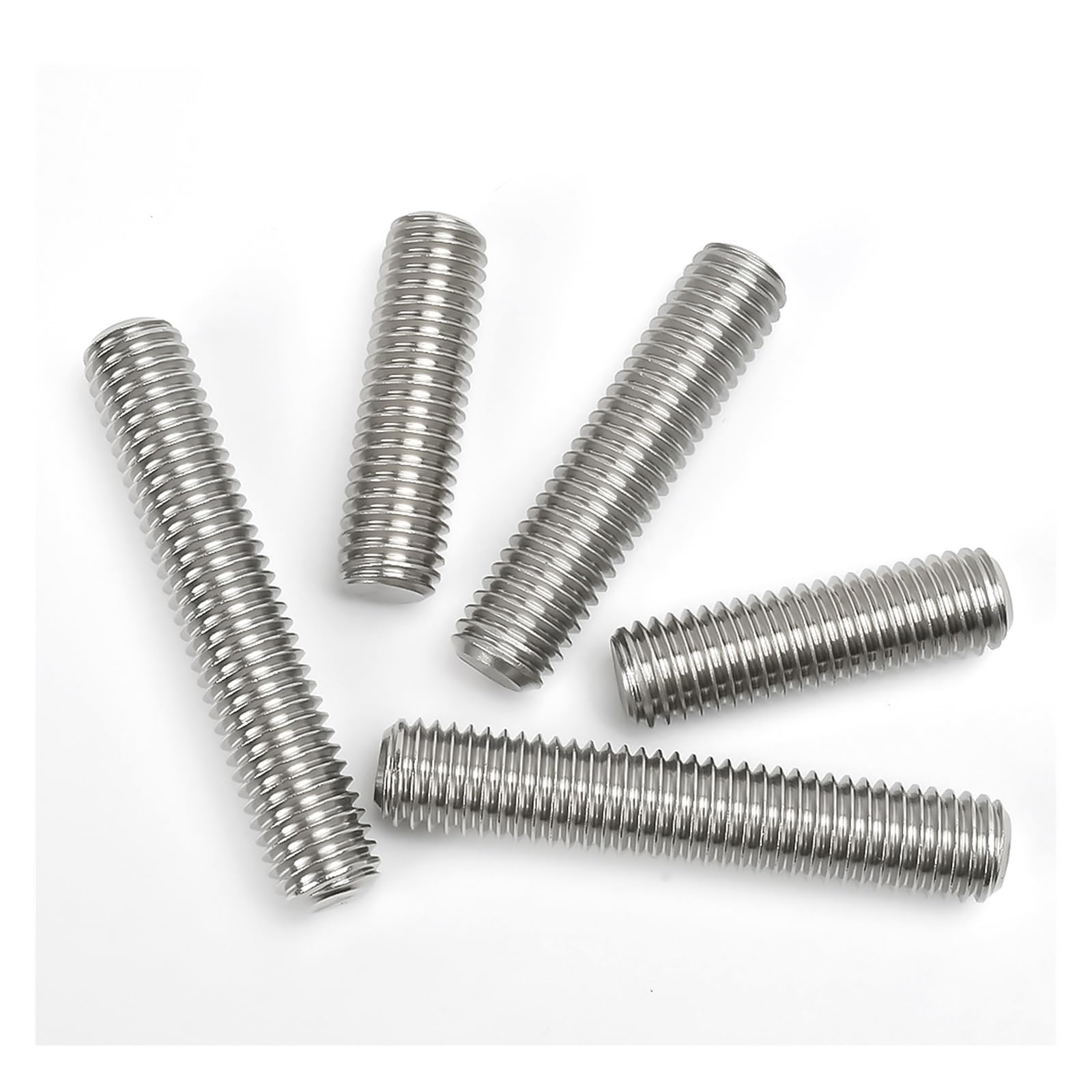 Varilla Roscada Perno de varilla roscada completa acero inoxidable Tornillos varillas rosca sin cabeza completamente métricos(170mm (2pcs),M12)