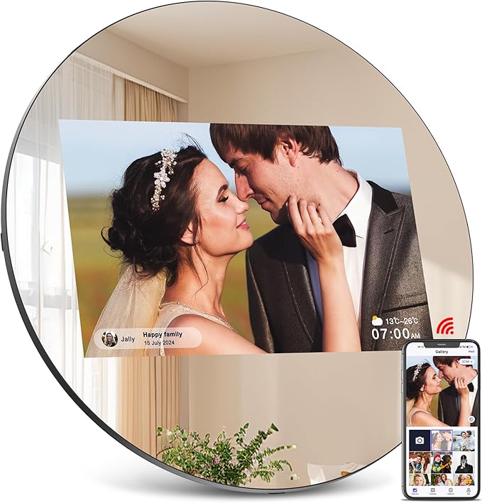 SAMMIX Digital Picture Frame, 10.1 Inch WiFi Digital Photo