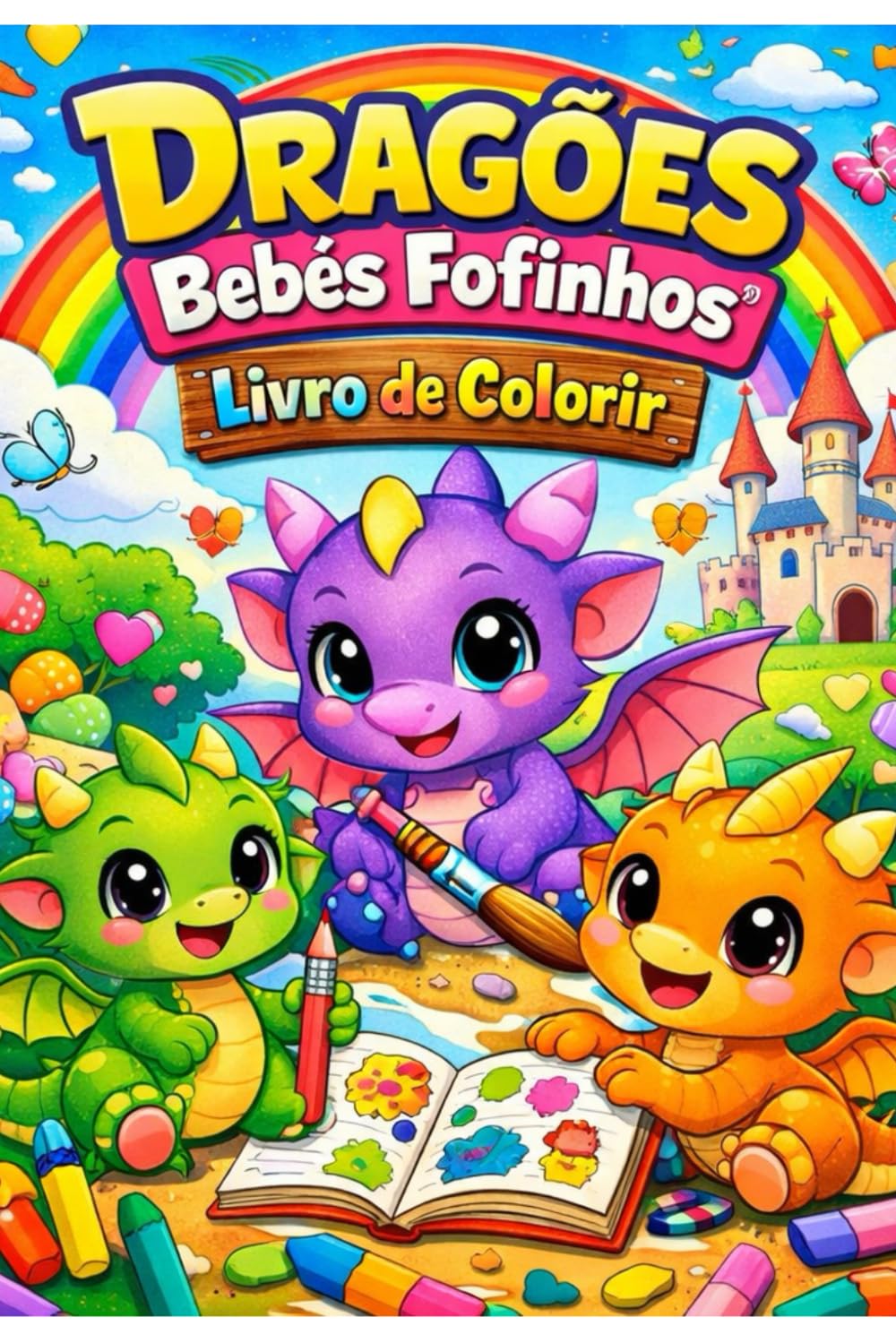 Dragões Bebês Fofinhos: Diversão mágica para crianças de 3 a 6 anos