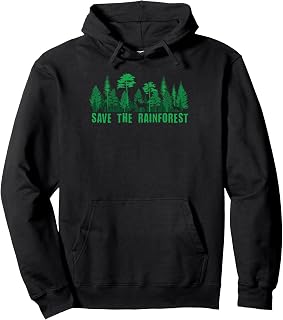 Save The Rainforest Save The Rainforest Amazon's Brazil Pullover Hoodie