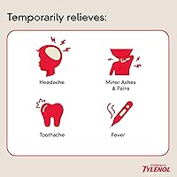 Vista 2 de Children's Tylenol Medicamento líquido de suspensión oral, analgésico de acetaminofén y reductor de fiebre para resfriado + síntomas de gripe