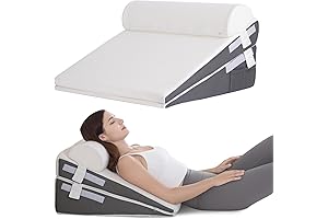 GOHOME Bed Wedge Pillow: Ultimate Sleep Aid for Apnea Sufferers