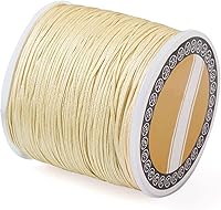 Vista 7 de Cheris - Cuerda de nailon para abalorios de nailon de 0.031 in, color azul, hilo de macramé, para hacer joyas, suministros de envoltura Kumihimo