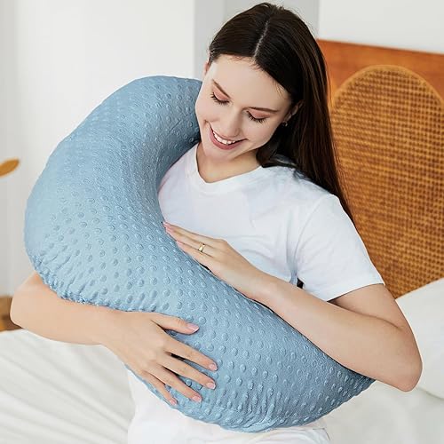 Miniatura 6 de Almohada y posicionador de lactancia mejorados, almohada de lactancia para bebé para lactancia materna y alimentación con biberón, almohadas de