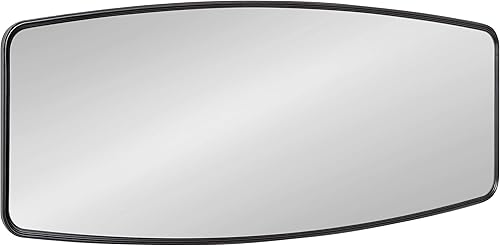 Miniatura 4 de Kate and Laurel Caskill - Espejo rectangular redondeado de tamaño completo para pared, 18 x 48 pulgadas, color negro