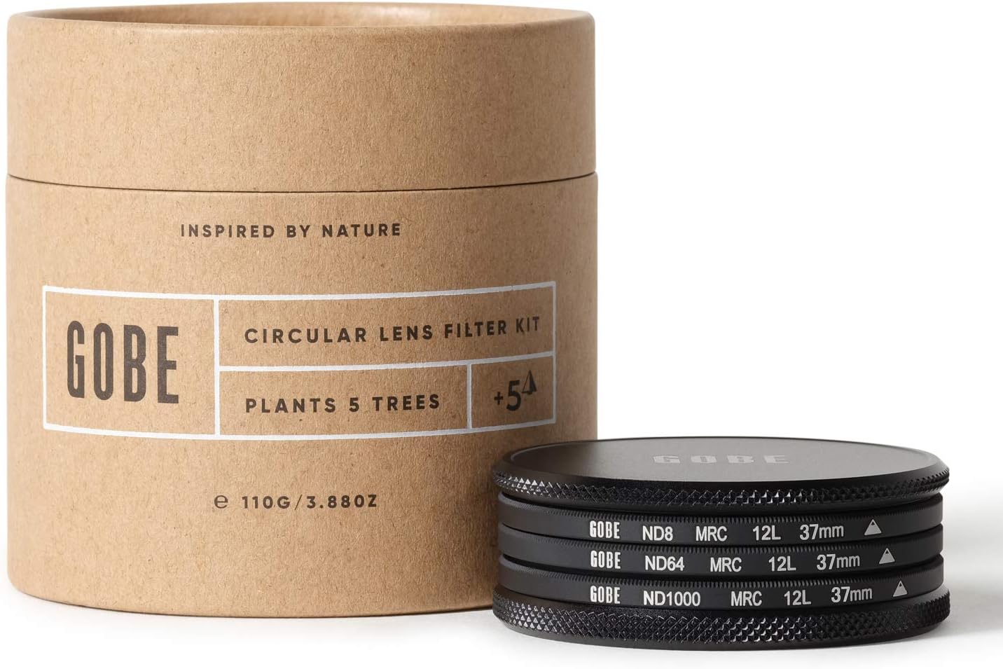 Gobe 37mm ND8, ND64, ND1000 Lens Filter Kit (1Peak)