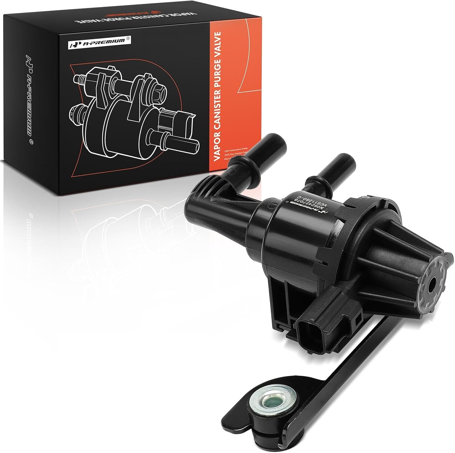 A-Premium Vapor Canister Purge Solenoid Valve Compatible with Ford F-150 F150, Expedition & Lincoln Navigator, Mark LT, 2007-2008, 4.2L, 4.6L, 5.4L, Replace# 7L3Z9C915A