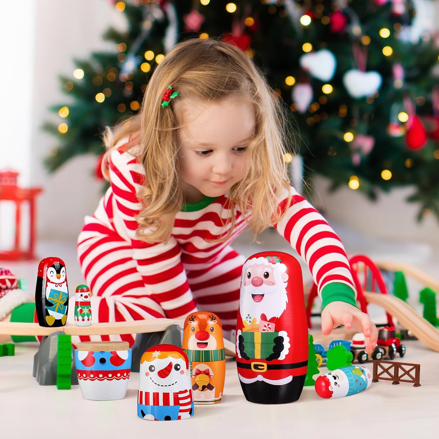 6PCS Russian Nesting Dolls Wooden Handmade Kenya Ubuy