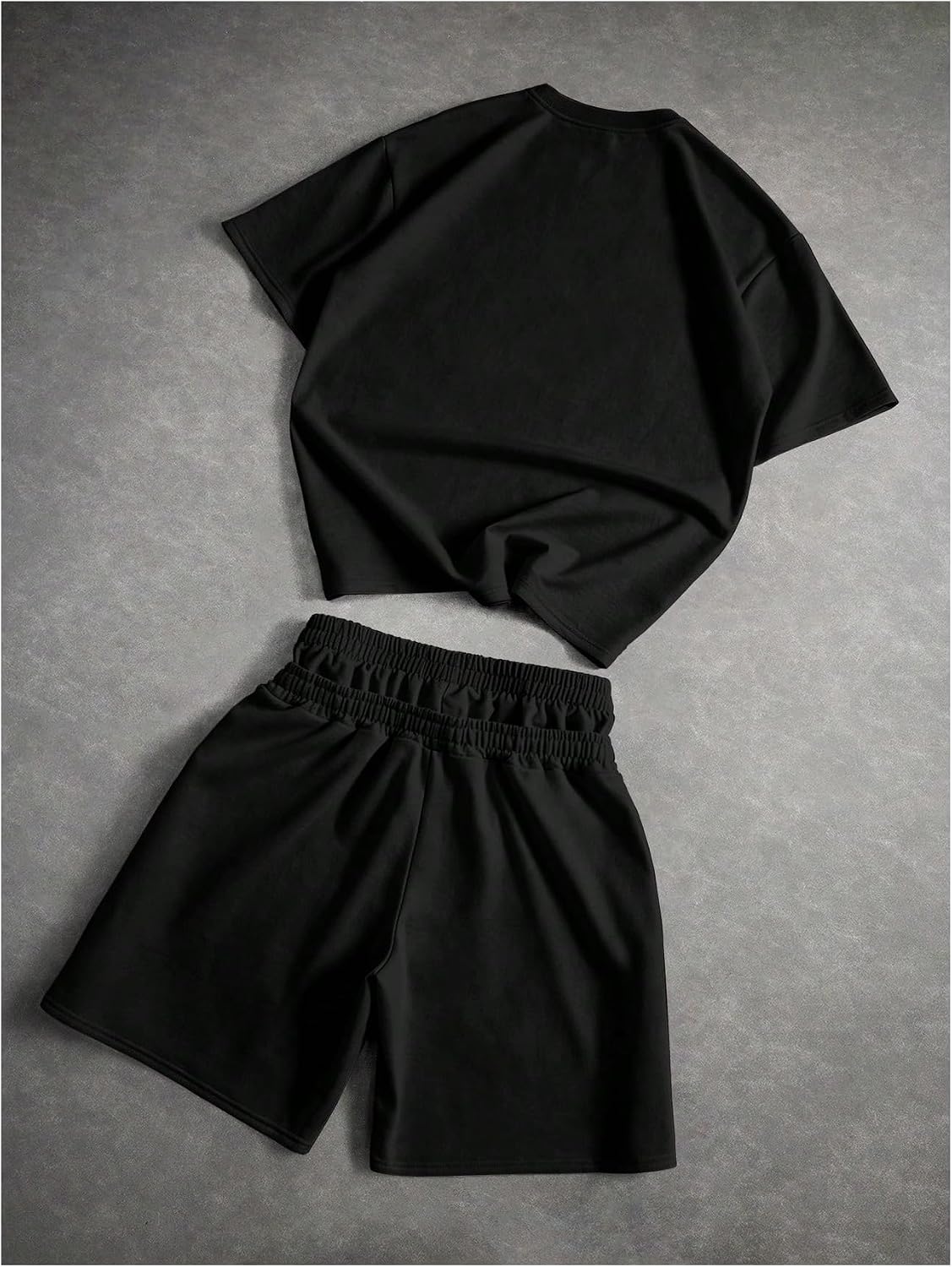 SOLY HUX Men's Summer Tracksuit Set Graphic Short Sleeve T Shirt and Shorts Streetwear Clothes