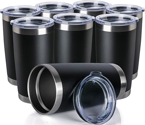 Vaso de acero inoxidable de doble pared con aislamiento al vacío, vaso para café, taza con tapa para viajar, resistente, con revestimiento de polvo,