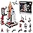 Space Exploration Shuttle Toys for 6 7 8 9 10 11 12 Year Old Boys 12-in-1 STEM Aerospace Building Kit Toy with Heavy Transport Rocket and Launcher Best Gifts for 6-12 Year Old Boys (566 PCS)