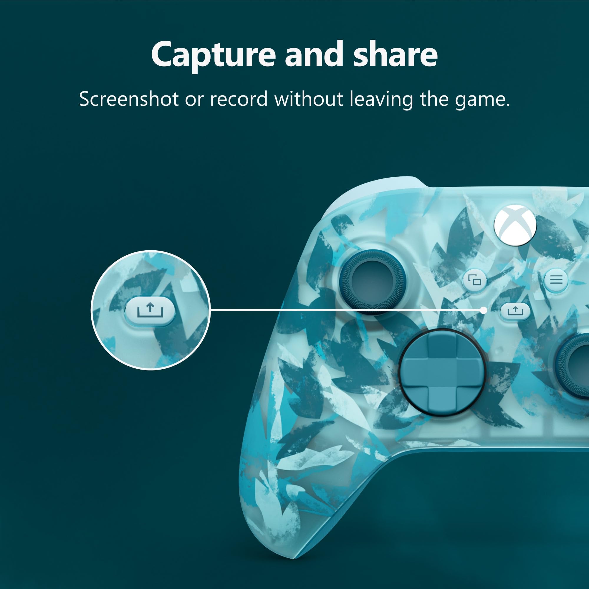 Xbox Wireless Controller Ice Breaker Special Edition - Wireless & Bluetooth Connectivity - New Hybrid D-Pad - New Share Button - Featuring Textured Grip