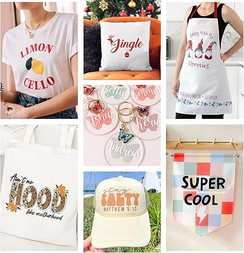 Miniatura 6 de AST&T Máquina de prensa térmica de 12 x 10 pulgadas, portátil y fácil de prensar para camisetas, almohadas, bolsas de mano y más, color blanco